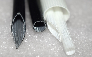 Isolierschlauch aus Glasfaser, mit Silikon beschichtet 